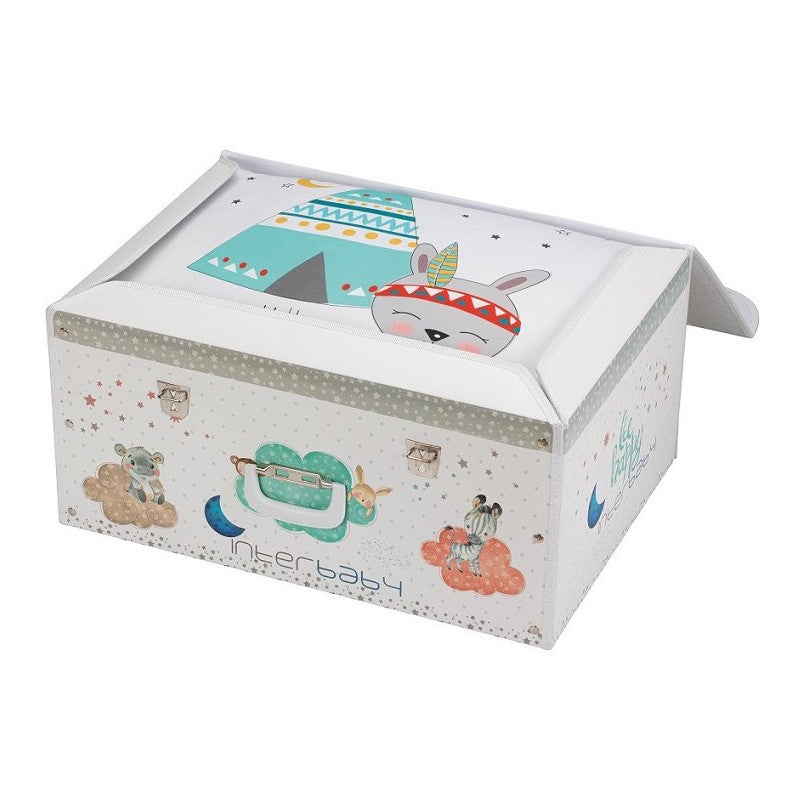 Complete Duvet and Bumper for Cot - Little Indian White
