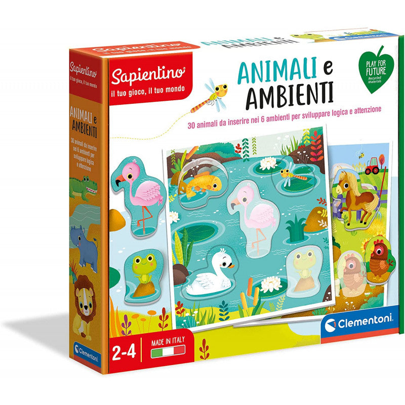 Clementoni - Animales y Ambientes