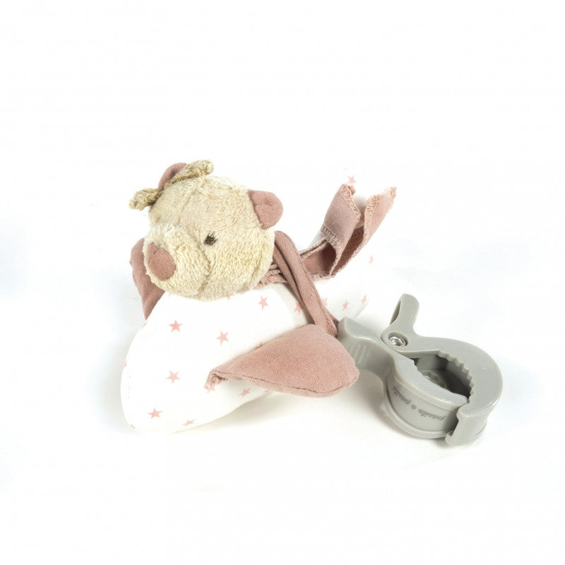 Oso de Peluche en Movimiento Pasito a Pasito - Rosa