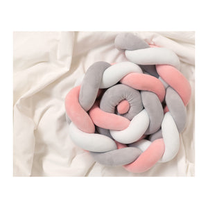 Braid Reducer für Babybett - Pink / Grau - 2