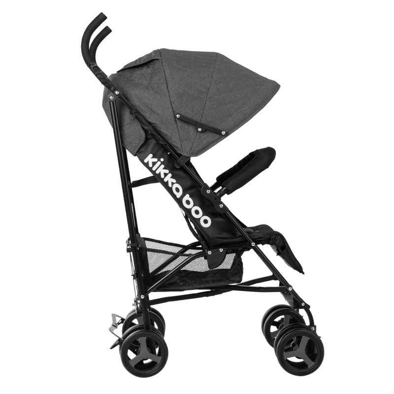 Kikka Boo - Silla de paseo ligera Beetle Dark Grey