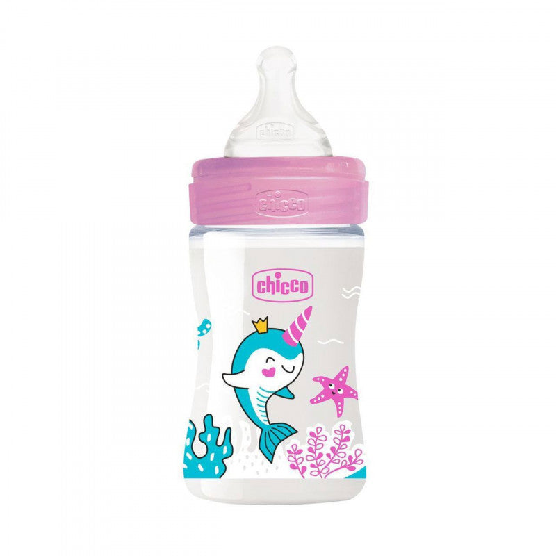 Slow Flow Wellness-Flasche aus rosafarbenem Kunststoff