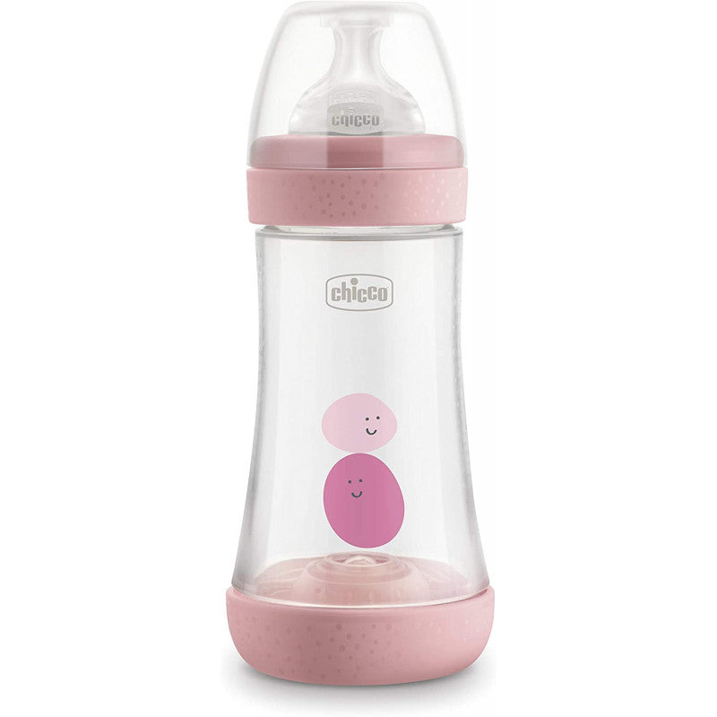 Chicco Perfect 5 Baby Bottle - 300 ml - Pink