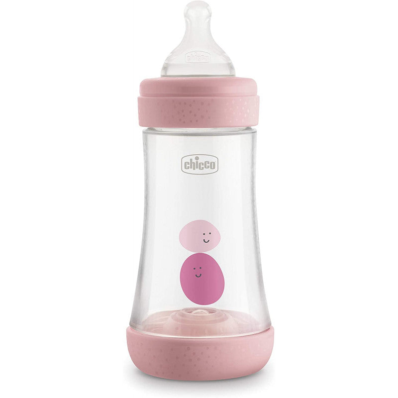 Chicco Perfect 5 Baby Bottle - 300 ml - Pink