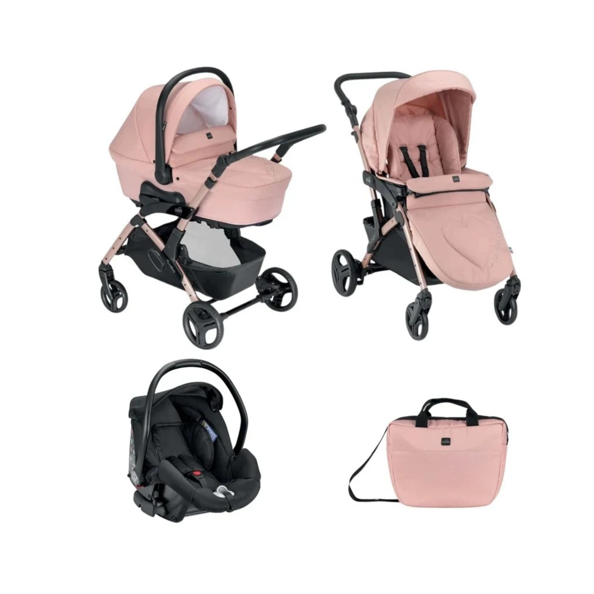 Kombikinderwagen Cam Fluido Easy 960 I-Size