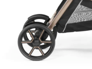 Ruota Posteriore Vivace Peg Perego Nero/rosa ramato